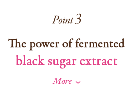 Point3 黒糖発酵エキスのチカラ